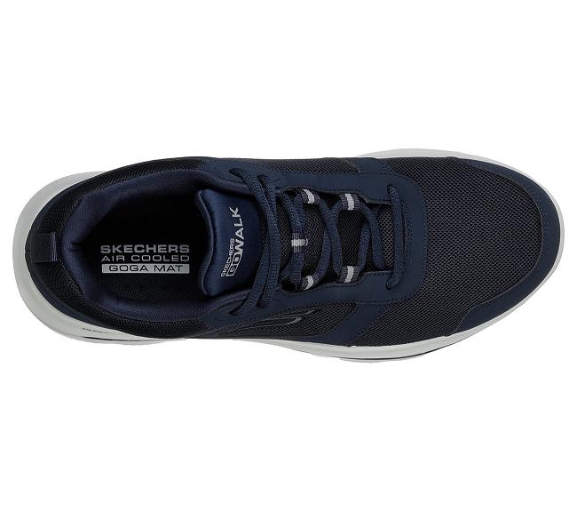 Zapatillas Para Caminar Skechers Hombre - GOwalk Evolution Ultra Azul Marino LVQBX2645